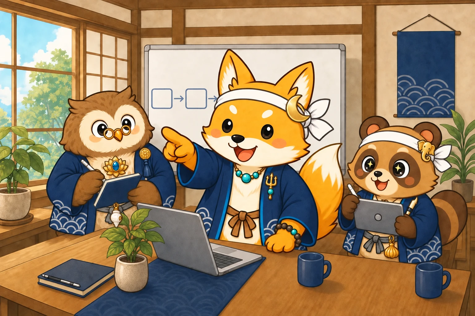 シヴァ・ヴィシュヌ・ガネーシャと学ぶAIの学舎