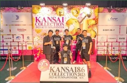 関西コレクション撮影チームの集合写真